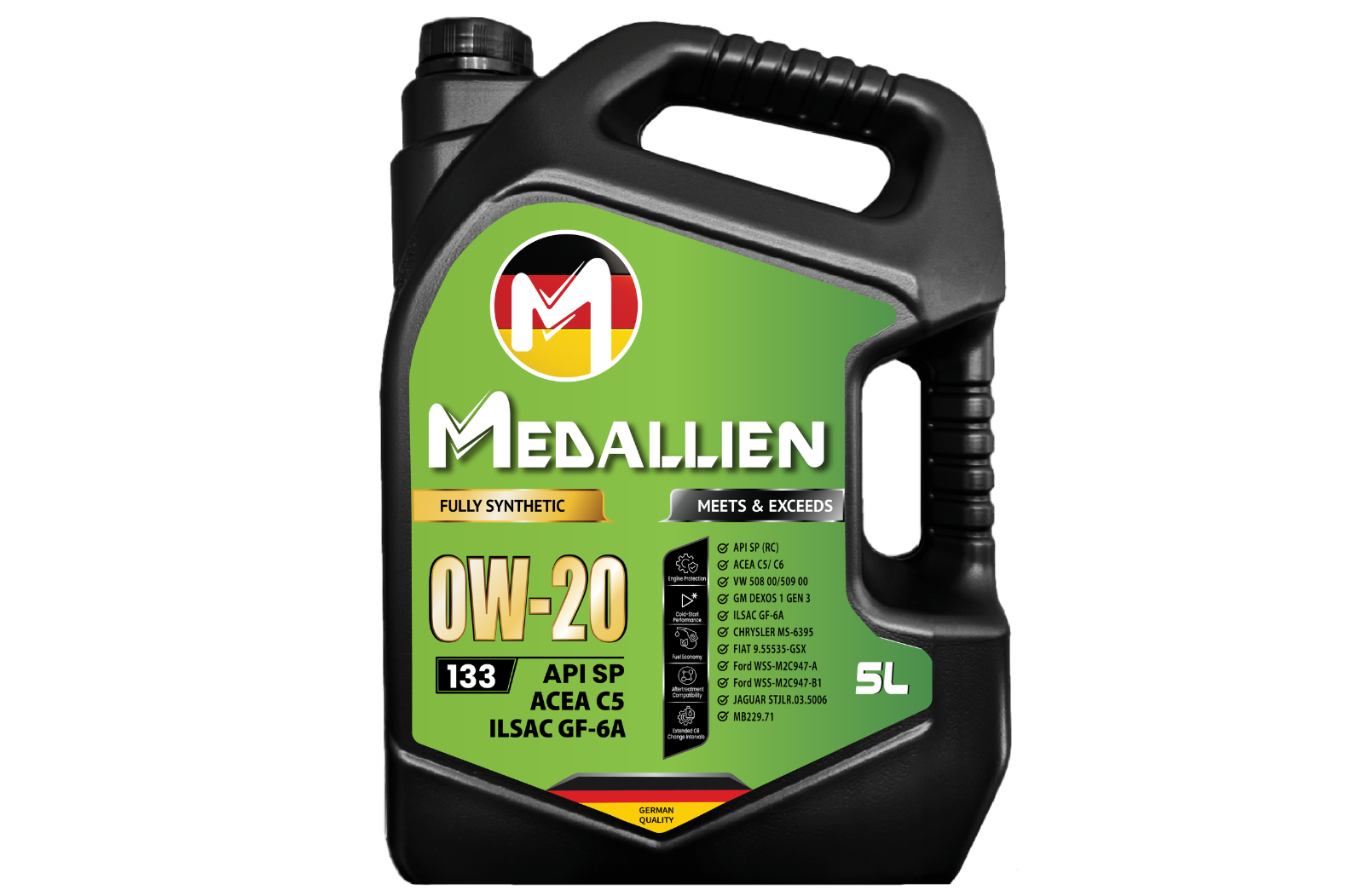 MEDALLIEN FULLY SYNTHETIC 0W20 API SP